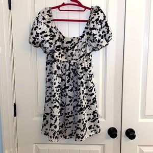 Nastygal Cow Print Dress